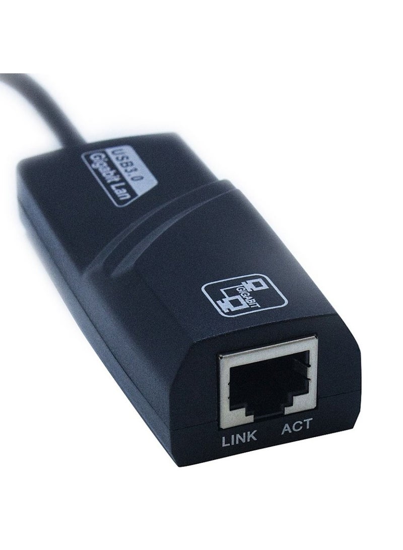 2بي محول إيثرنت USB 3.0 – سرعة عالية GB10/100/1000 – موديل CV339 – أسود - Image 4